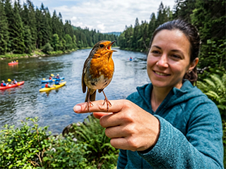 saving a wild robin story