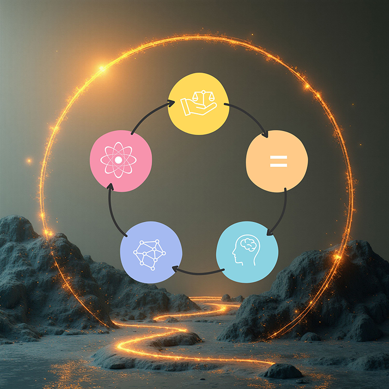 human consciousness influencing universal equations