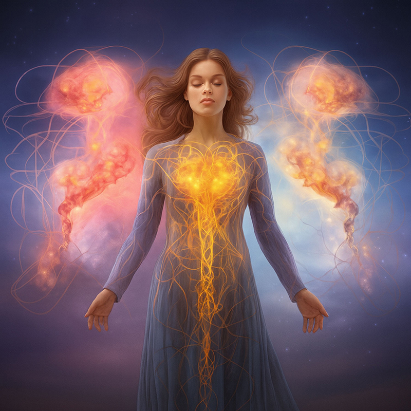 human intelligence is deployed in layers over human body